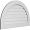 Ekena Millwork Round Top Surface Mount PVC Gable Vent: Functional, w/ 3-1/2"W x 1"P Standard Frame, 38"W x 24"H GVPRT38X2401SF - alternate 4